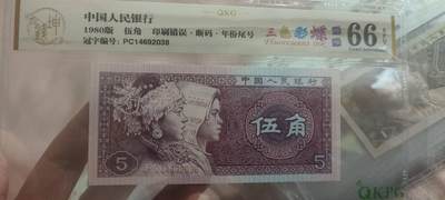 8006荧光币75 - 特强三色彩蝶，66E