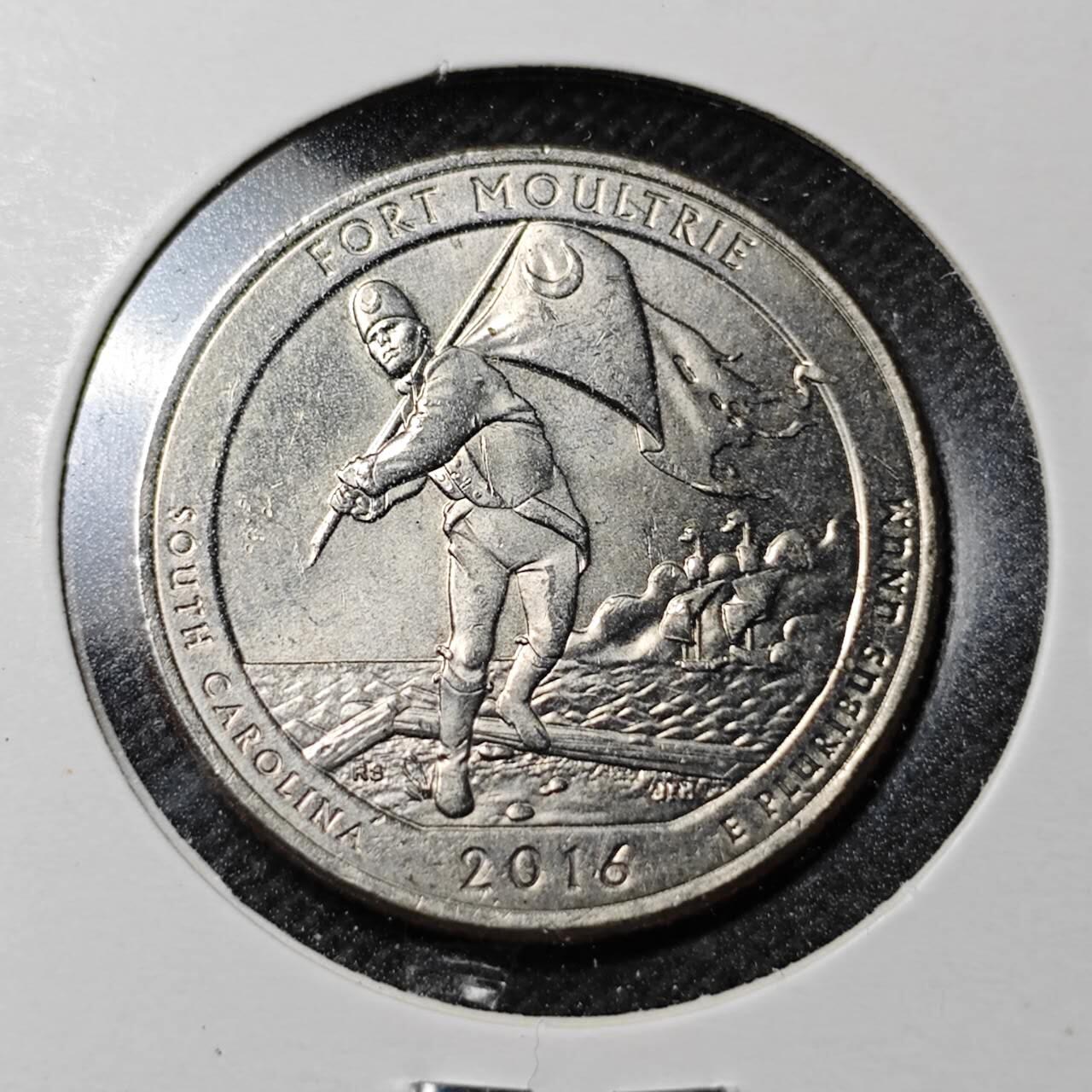 KK钱币收藏小铺  第369场  2月预留时间 周末发货  美国25分纪念币 好品