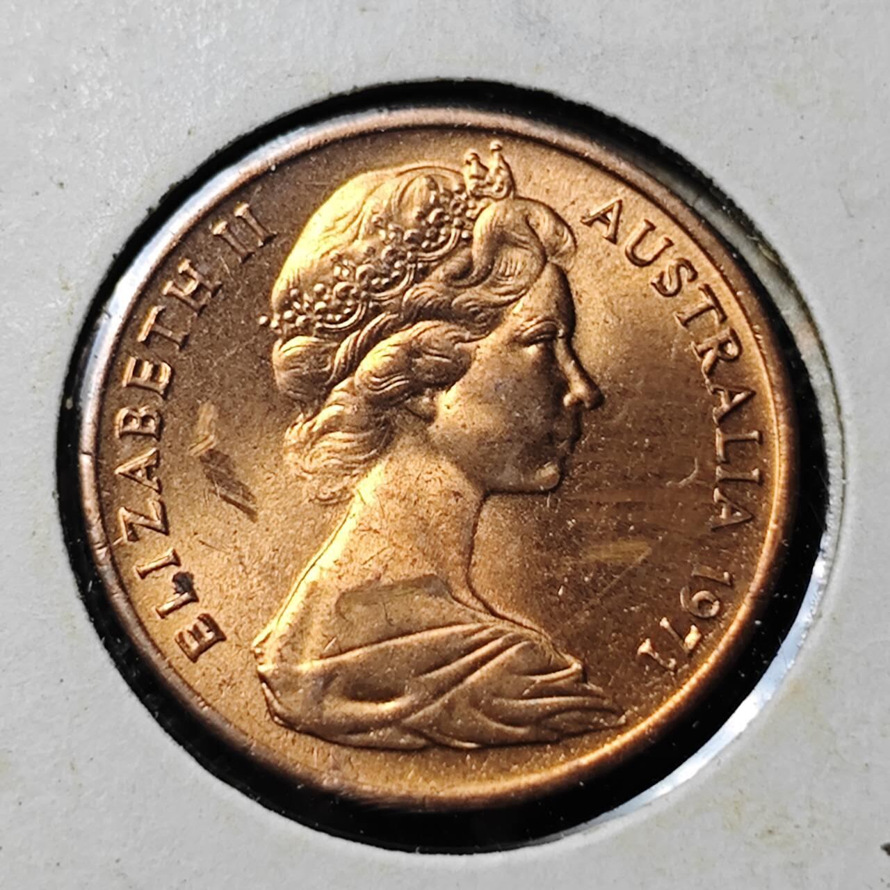 KK钱币收藏小铺  第369场  2月预留时间 周末发货  澳大利亚1分铜币 好品