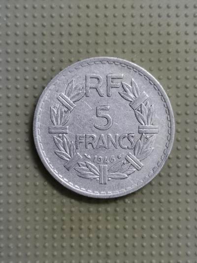 2025年第115场各国散币拍卖（总第115场） - 法国1946年5法郎