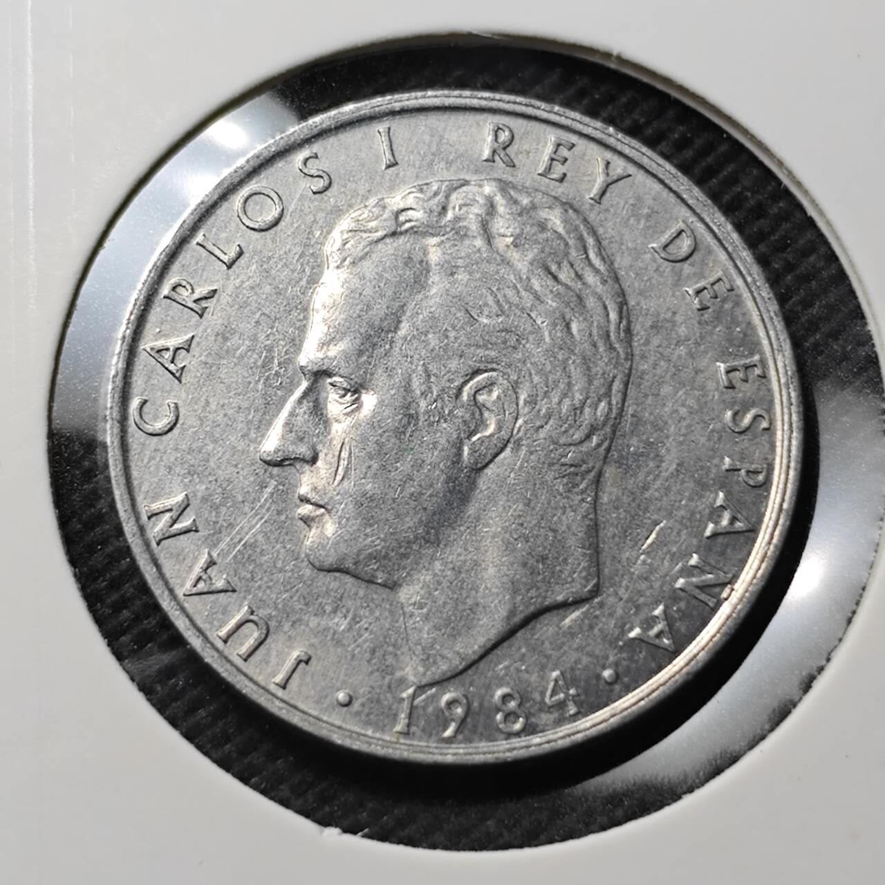 KK钱币收藏小铺  第369场  2月预留时间 周末发货  1984西班牙2分