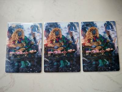 小怪兽卡牌第四十八期 （收拍品  不寄存 消费就送随机裸卡） - 燎原西游青毛狮子怪三宫