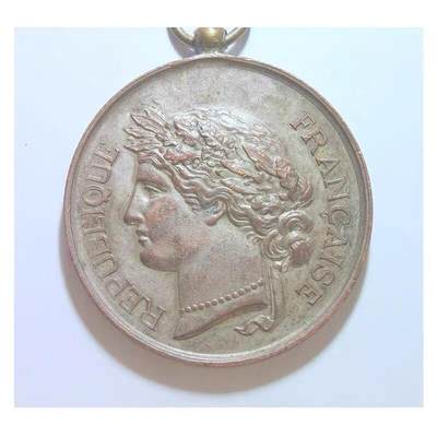 【光边】法国1900年前后 谷物女神高浮雕精制大镀银章 50MM - 【光边】法国1900年前后 谷物女神高浮雕精制大镀银章 50MM