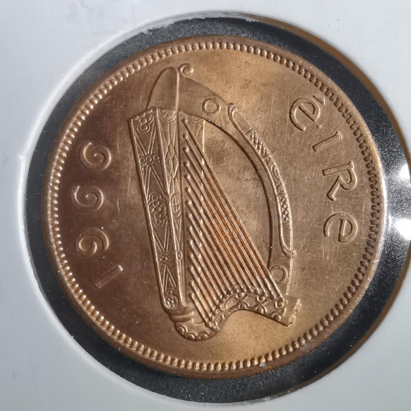 沼泽如烟--第902场 爱尔兰1966年半便士