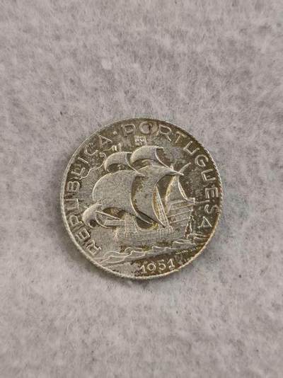 G&W世界散币，银币处理专场（第36场） - 葡萄牙1951年2.5埃斯库多  银币