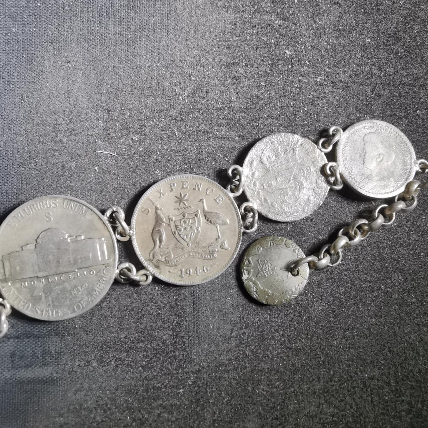 沼泽如烟--第901场 手链一条多枚银币银链焊接