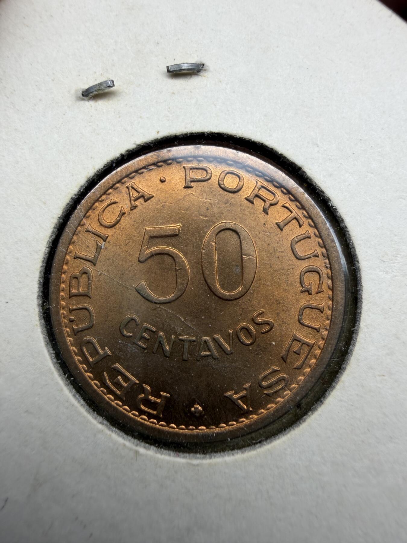 2025年集古藏今外币拍卖第十期-第6场—（总第286拍），可以寄存60天，满160元包邮。 1970年葡属东帝汶50分