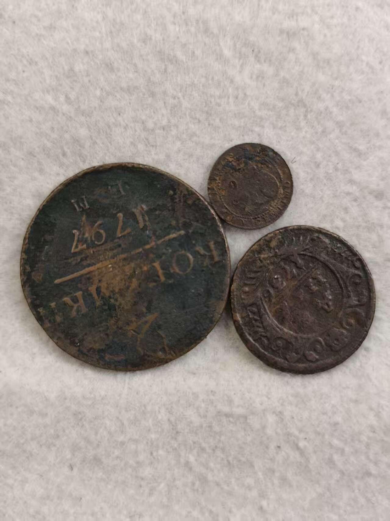 G&W世界散币，银币处理专场（第36场） 早期铜币3枚