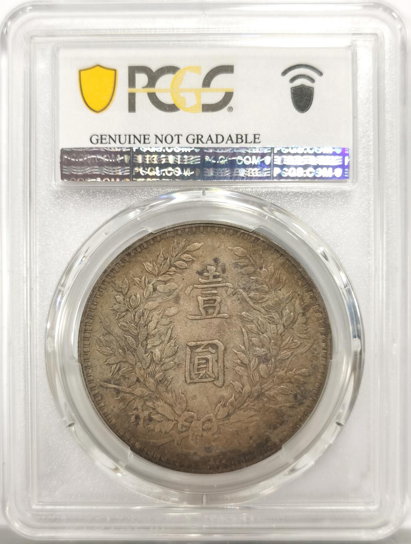 博洋堂世界钱币拍卖第146期（全场包邮） PCGS XF94 大头甘肃大刀年 原状态 底板丝滑 细节不错