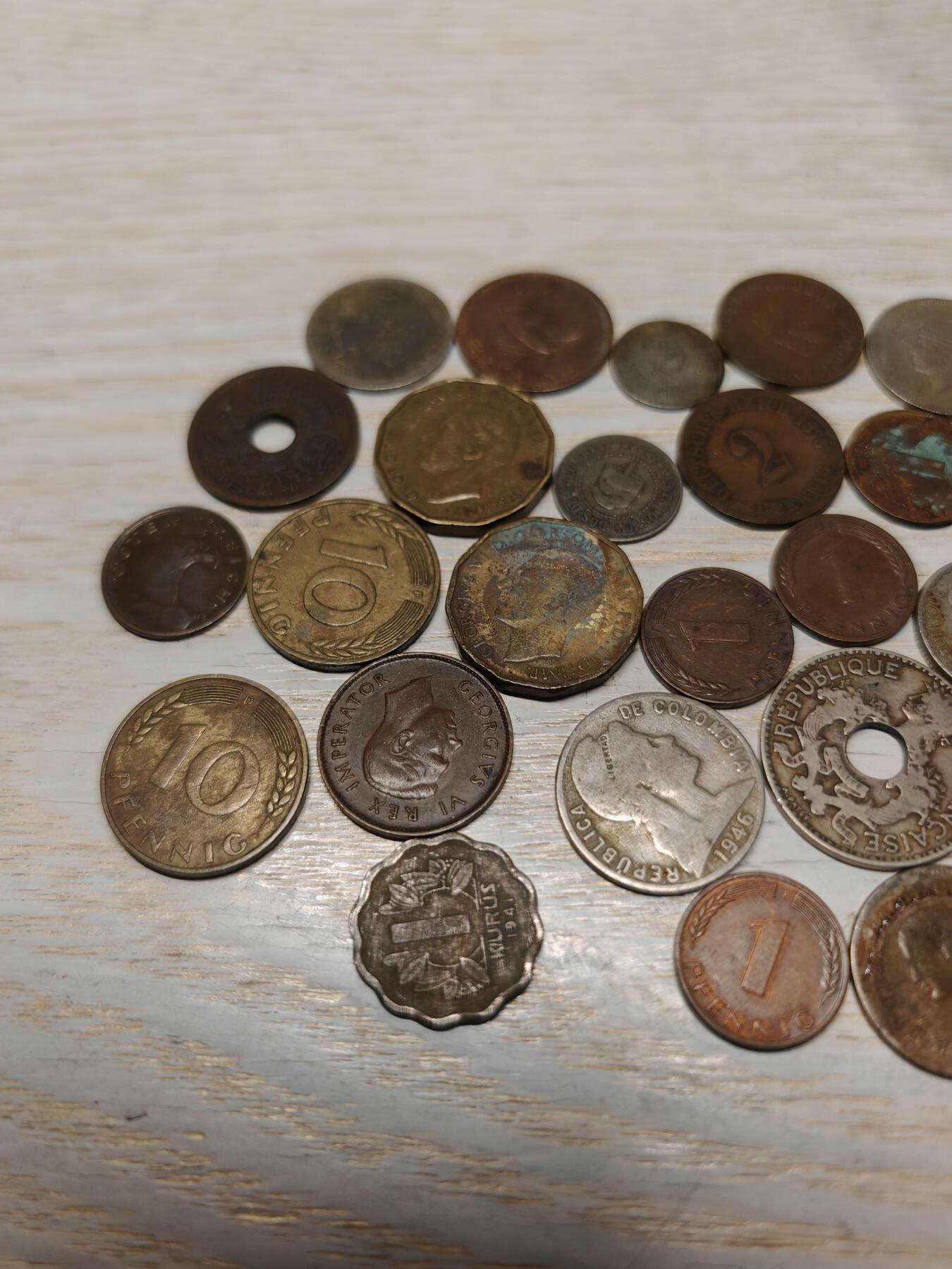 民国时期英国 德国 法国 菲律宾 土耳其等国硬币26枚