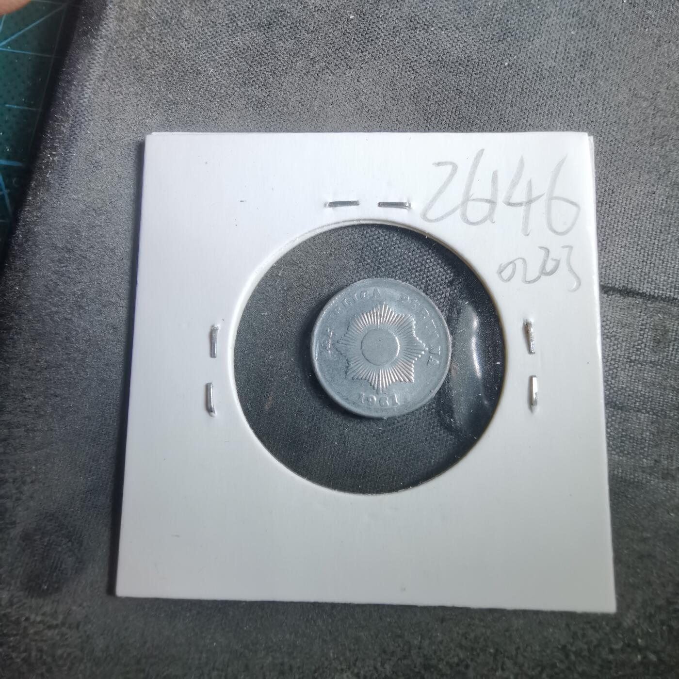 沼泽如烟--第902场 秘鲁1961年一分