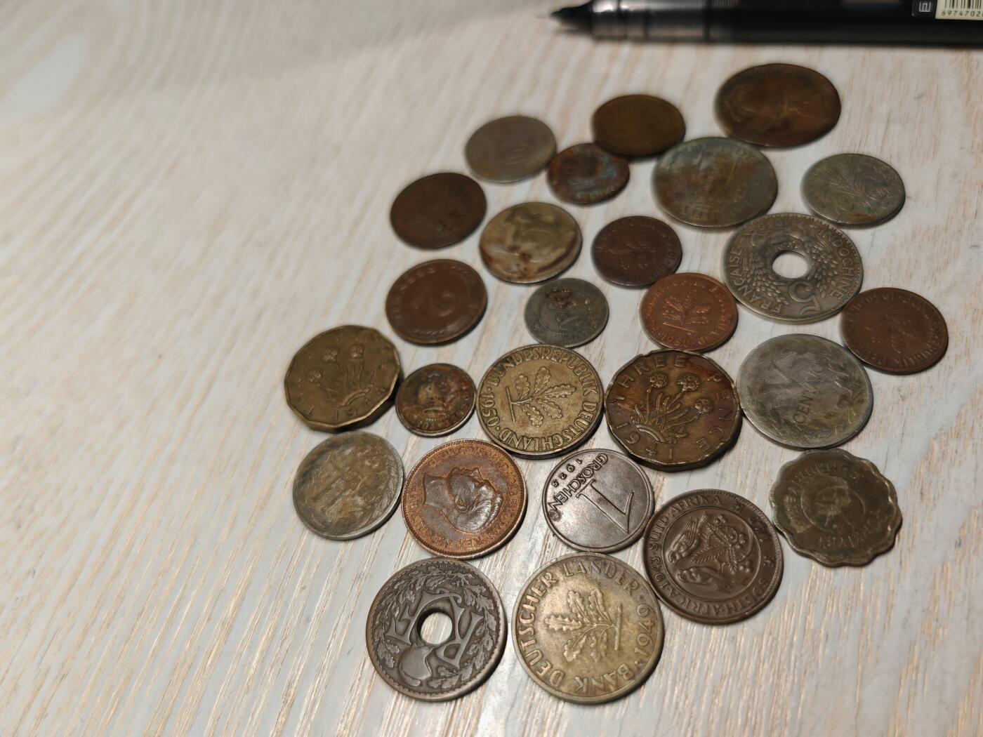 民国时期英国 德国 法国 菲律宾 土耳其等国硬币26枚