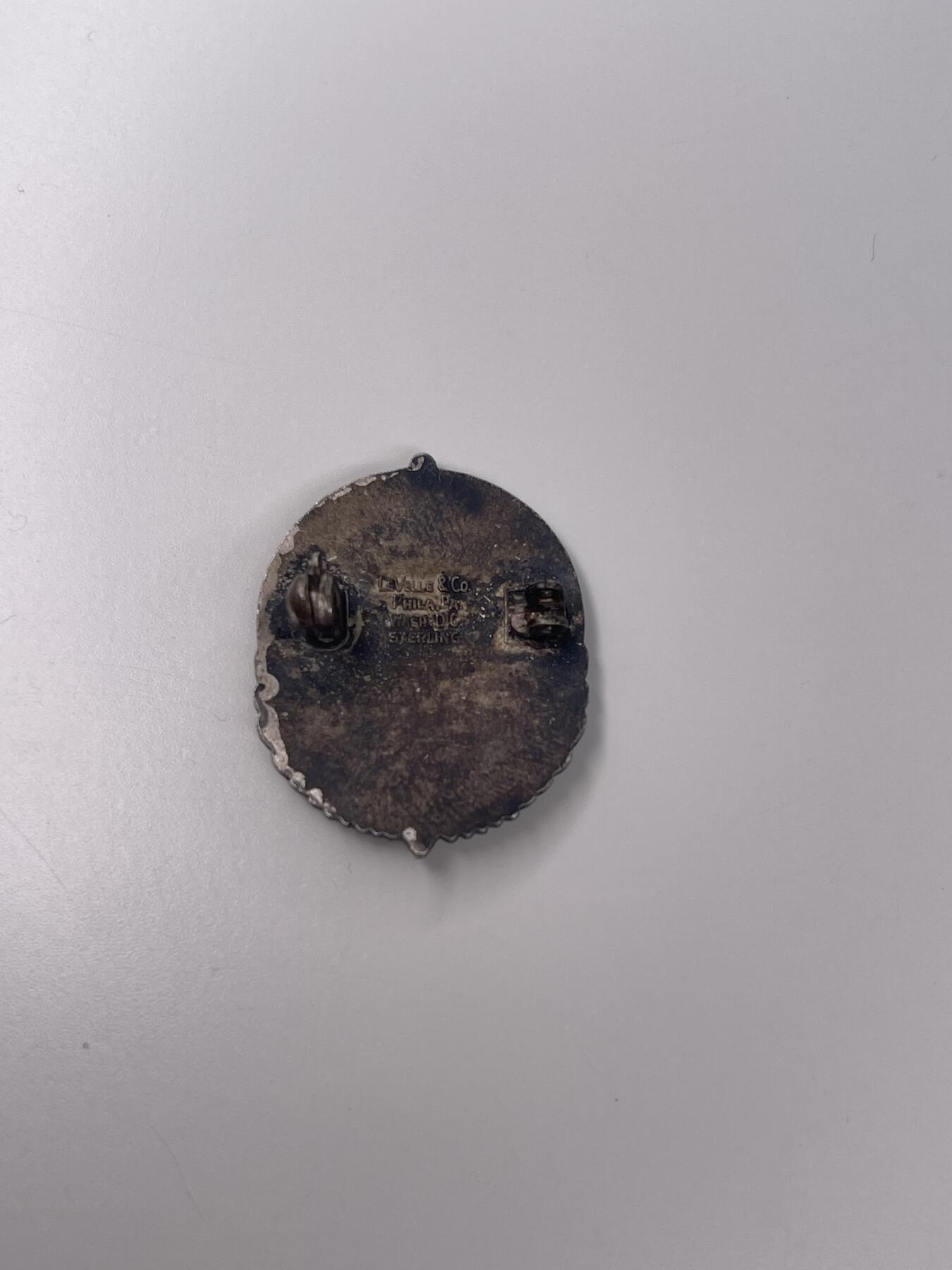 新时代收藏徽章红藏拍卖(第二十八场)  徽章纸品证书杂项 二战美军陆航机械与引擎司令部证章 银制珐琅带厂标银标