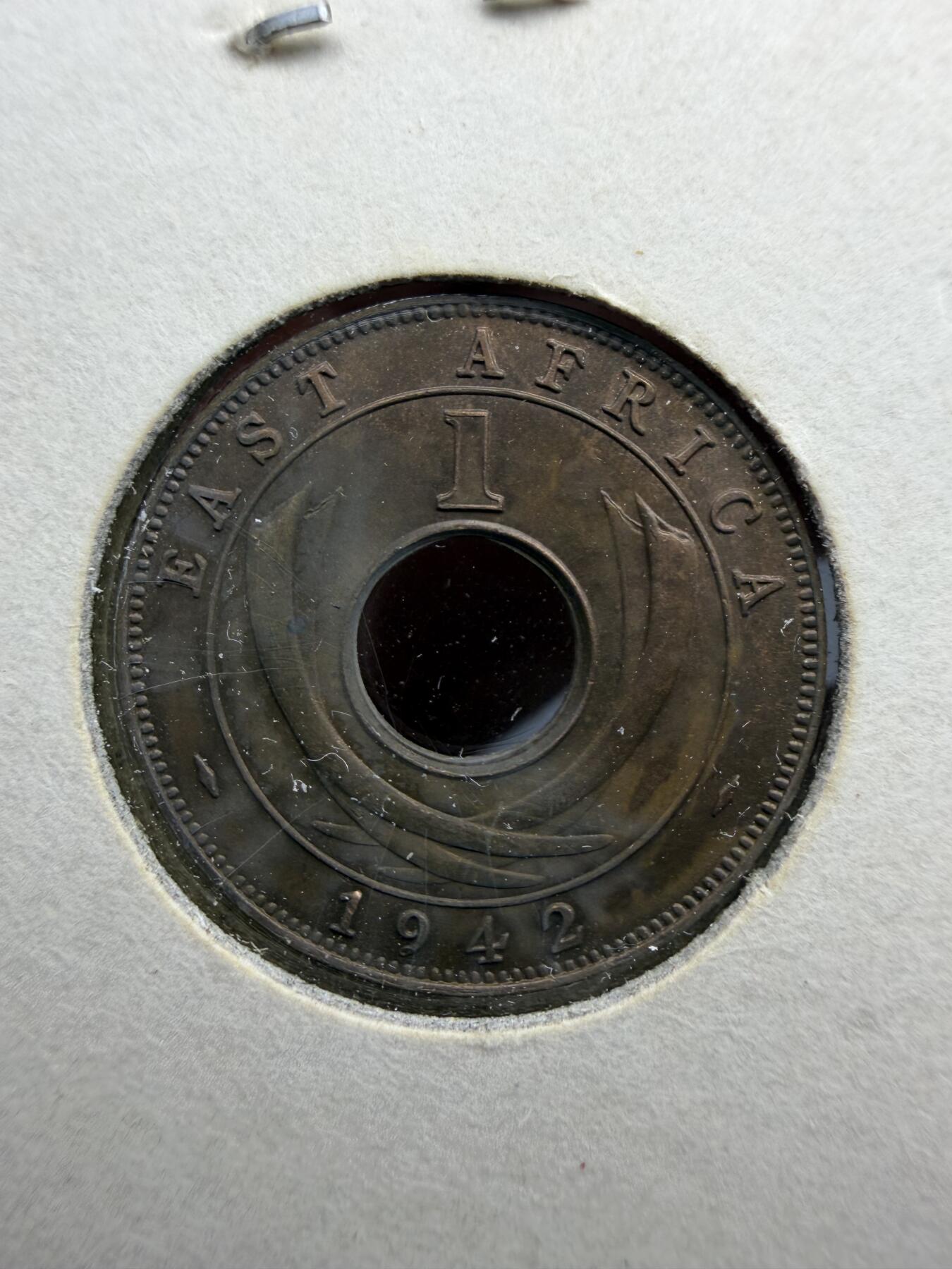 2025年集古藏今外币拍卖第十期-第6场—（总第286拍），可以寄存60天，满160元包邮。 1942年英属东非一分