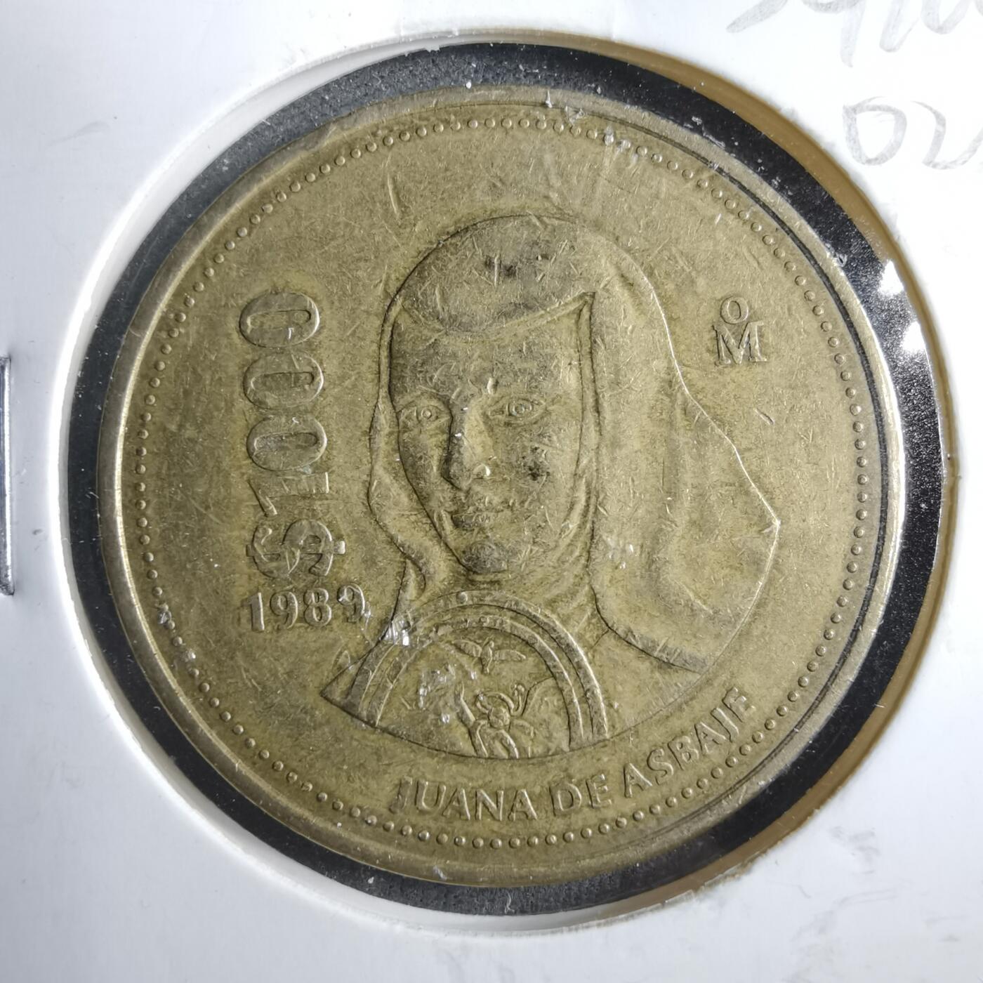 沼泽如烟--第902场 墨西哥1989年1000比索