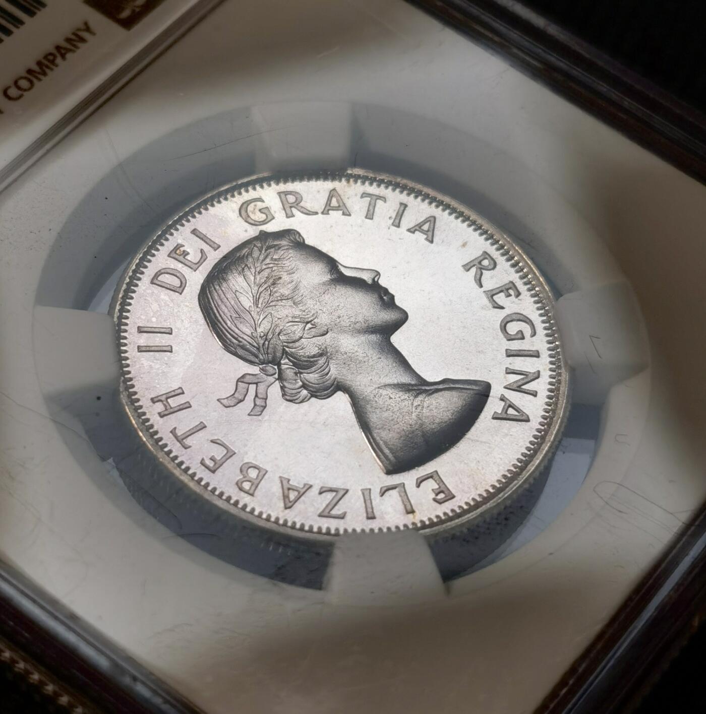 甄臻铺-世界币章拍卖（第39期）送拍享返佣金等优惠多多 NGC-PL66  加拿大50分 纹章银币