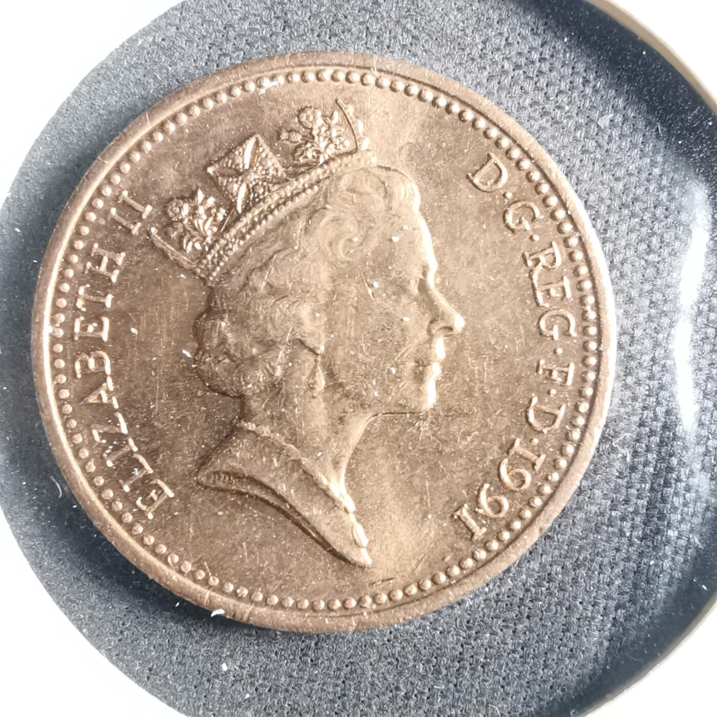 沼泽如烟--第902场 英国1991年1便士