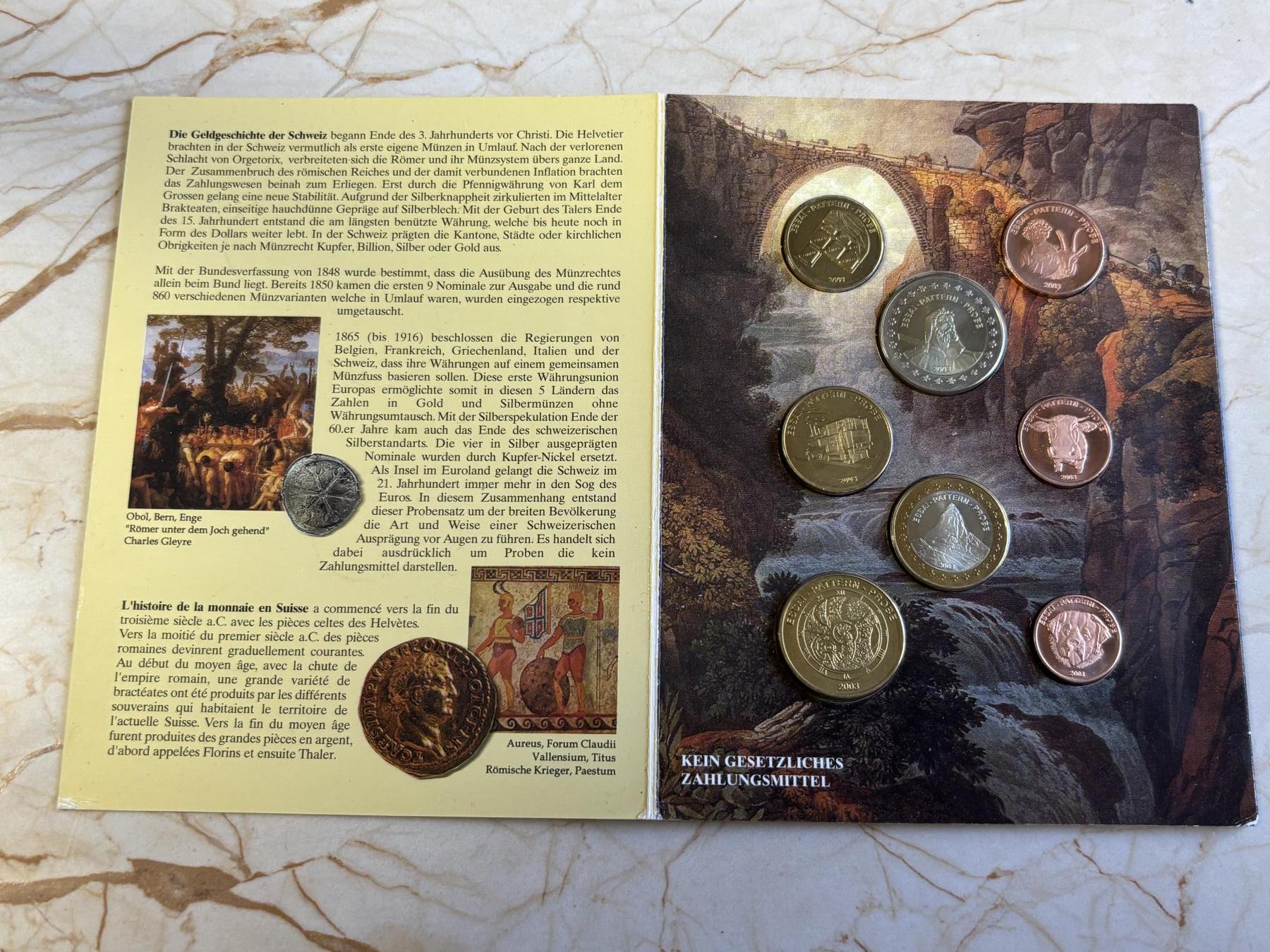 第181期拍卖 瑞士2003年纪念币7枚册装