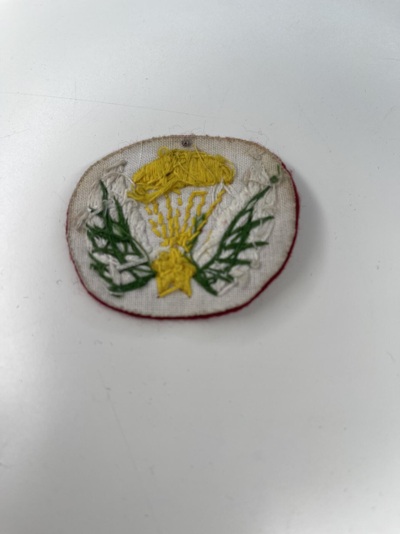 新时代收藏徽章红藏拍卖(第二十八场)  徽章纸品证书杂项 越南战争时期 南越陆军特种部队刺绣贝雷帽徽