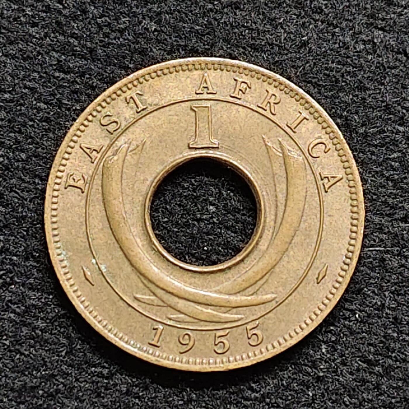 【全场包邮】纯粹捡漏拍476场（免费代拍第13场）调整中 英属东非1955年女王1分铜币