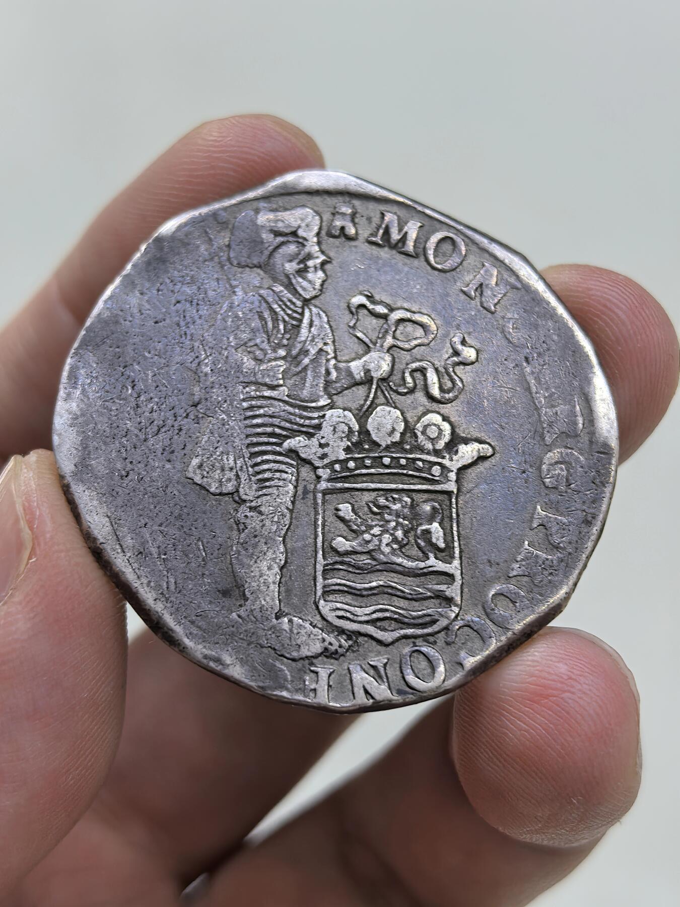 博洋堂世界钱币拍卖第146期（全场包邮） 17XX年荷兰武士杜卡特银币