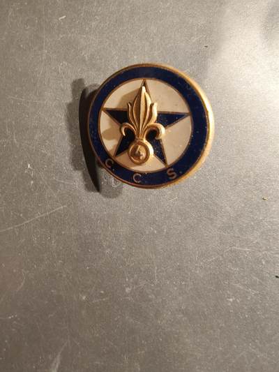 老王徽章第163期 13-15日三场连拍 16日统一发货  13、14日结束后可寄存 - 法国外籍军团4团指挥与支援连证章 