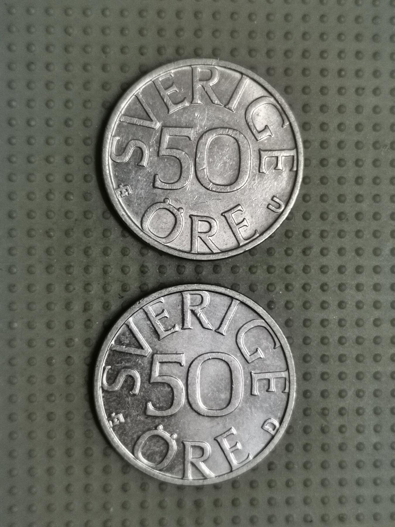 2025年第116场各国散币拍卖（总第116场） 瑞典50欧尔2枚