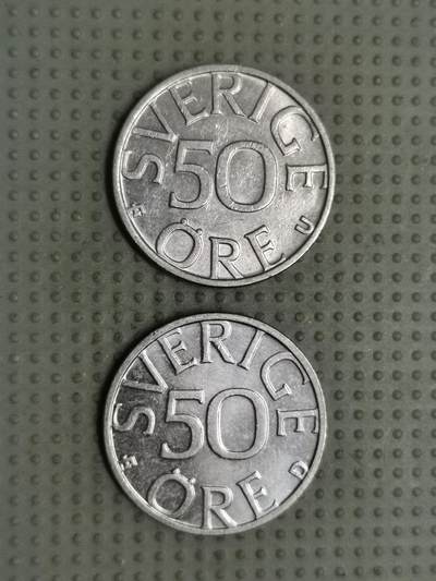 2025年第116场各国散币拍卖（总第116场） - 瑞典50欧尔2枚