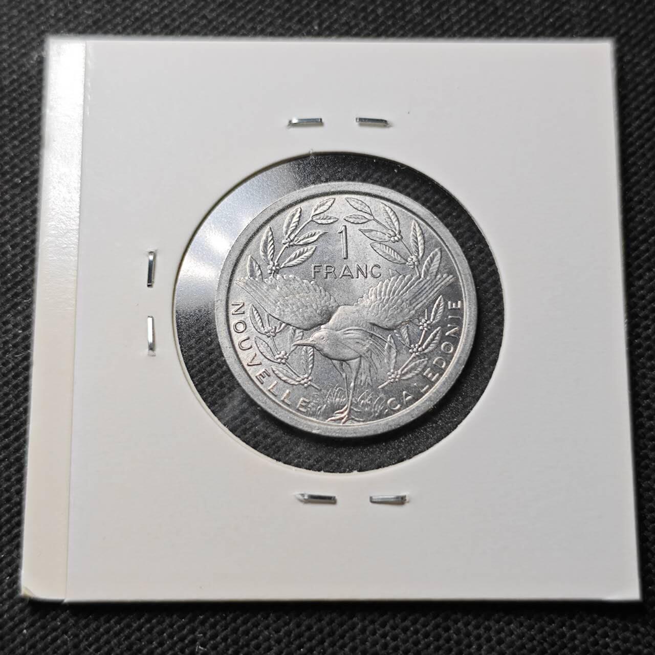 KK钱币收藏小铺  第370场  2月预留时间 周末发货  1949法属新喀里多尼亚1法郎 好品