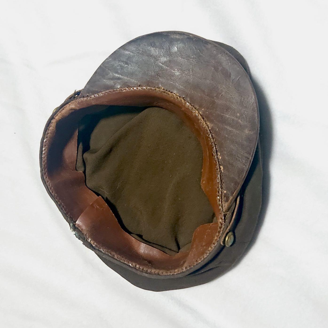 【第壹場】近代勋奖章徽章服饰杂项专场 抗战胜利初版国造陆军大檐帽 头围约55-56cm