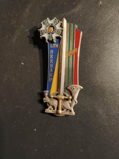 老王徽章第163期 13-15日三场连拍 16日统一发货  13、14日结束后可寄存 -  法国圣西尔军校第27 届“贝尔纳”级学员晋升证章