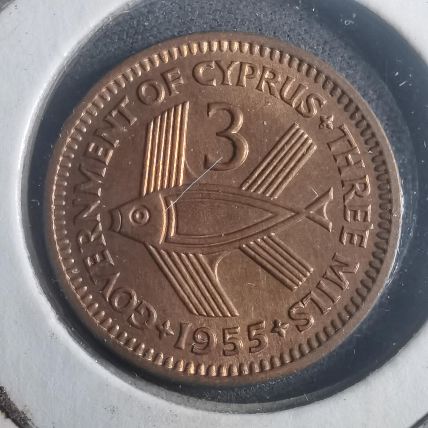 沼泽如烟--第903场 塞浦路斯1955年3米尔