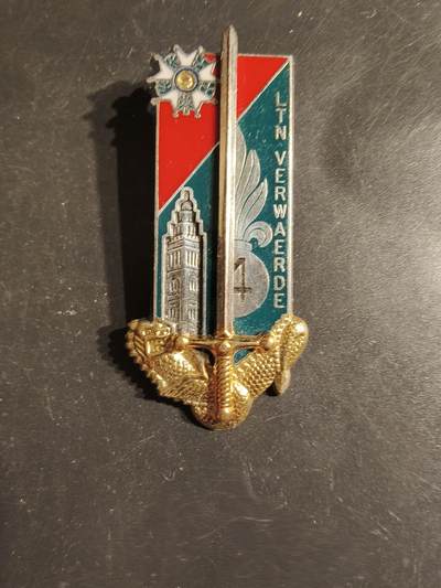 老王徽章第163期 13-15日三场连拍 16日统一发货  13、14日结束后可寄存 -  法国圣西尔军校维瓦尔德中尉晋升证章