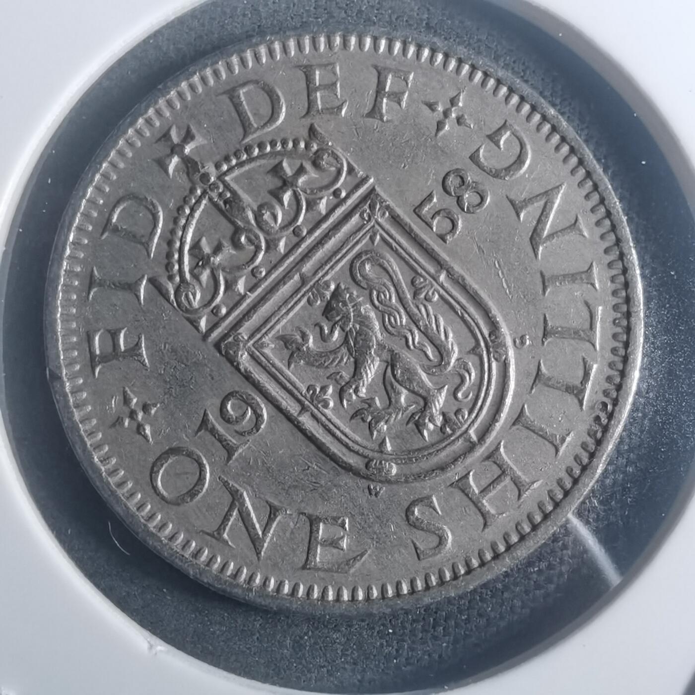 沼泽如烟--第900场 英国1958年1先令