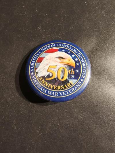 老王徽章第163期 13-15日三场连拍 16日统一发货  13、14日结束后可寄存 - 美国越战老兵协会50周年纪念章 