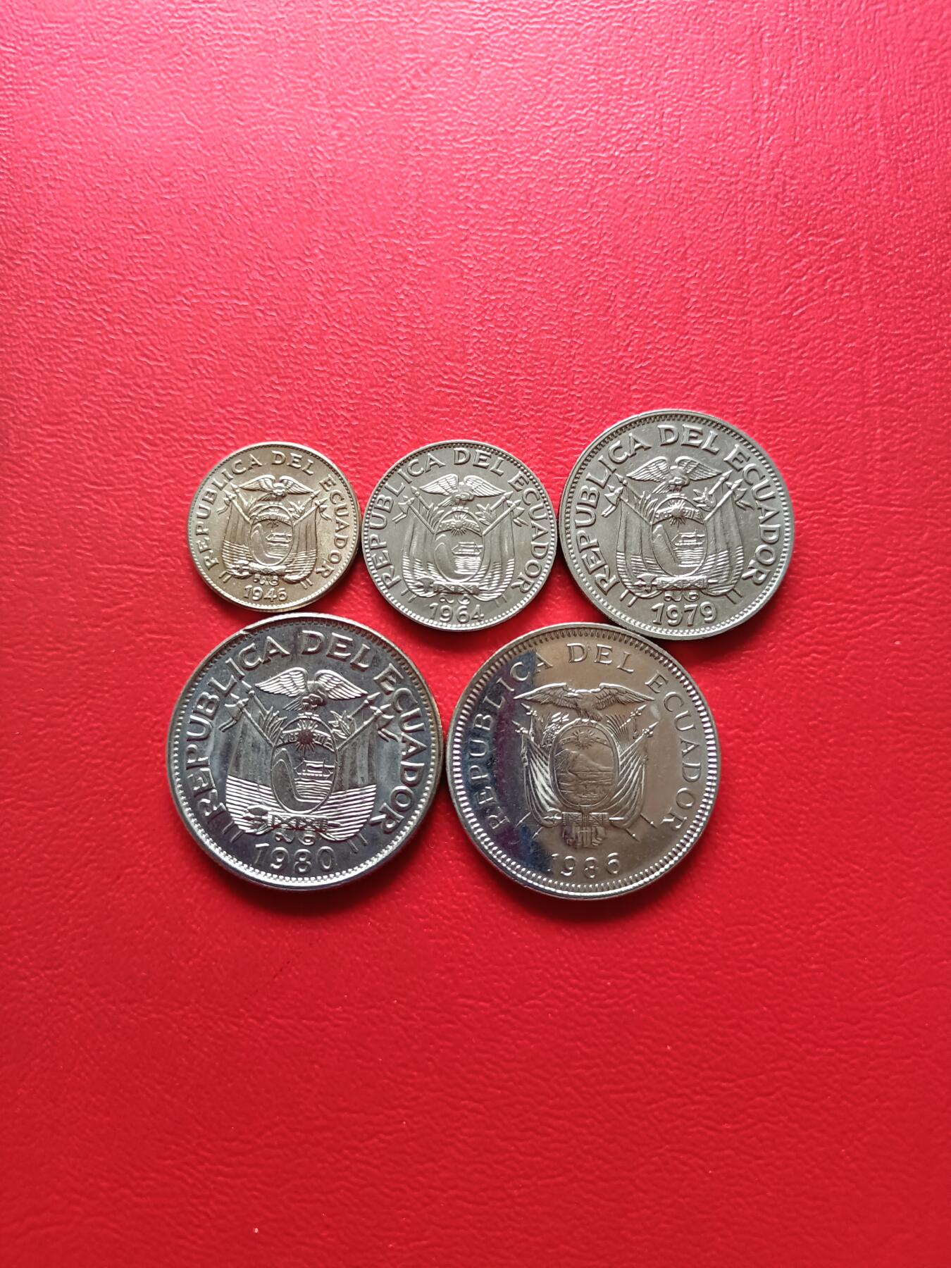 【云涧收藏】第七十九场 厄瓜多尔5枚