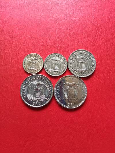 【云涧收藏】第七十九场 - 厄瓜多尔5枚