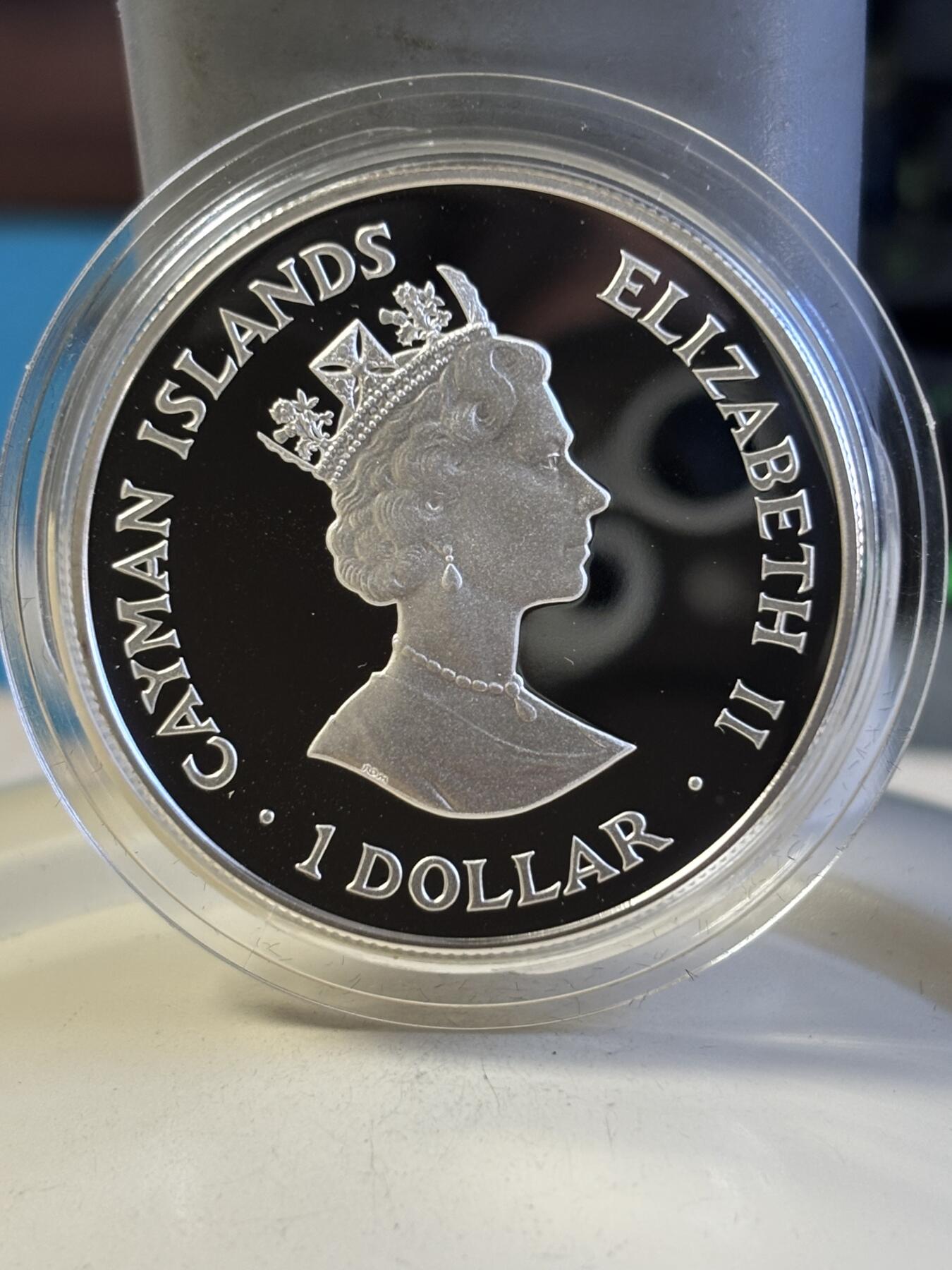 第181期拍卖 1994年开曼圭亚那巴哈马百慕大伯利兹牙买加女王访问纪念银币6枚，28.28克*6,925银