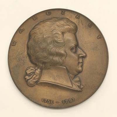 博洋堂世界钱币拍卖第146期（全场包邮） - 莫扎特单面大章，1930年左右设计样章，未流通好品