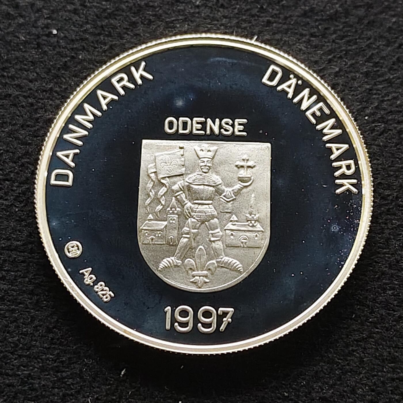 【全场包邮】纯粹捡漏拍477场（免费代拍第14场）调整中 丹麦1997年20埃居维京战船精制纪念银币