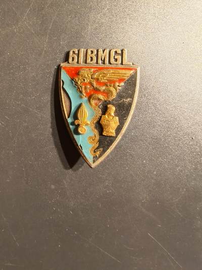 老王徽章第163期 13-15日三场连拍 16日统一发货  13、14日结束后可寄存 - 法国外籍军团第61混合工兵营证章 