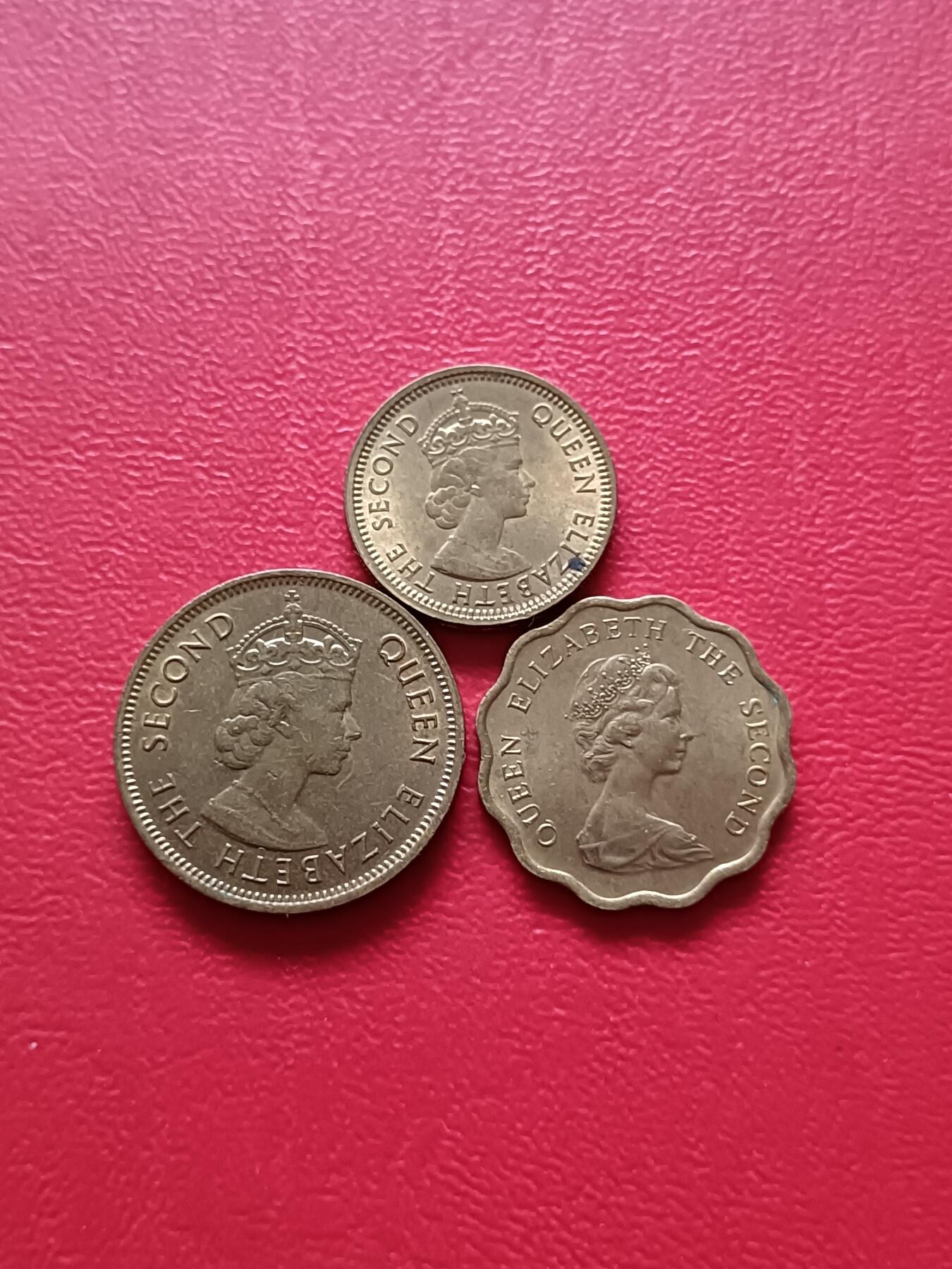 【云涧收藏】第七十九场 香港1965/75年3枚