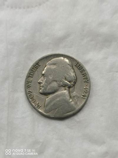 美国钱币 - 41年五美分银币