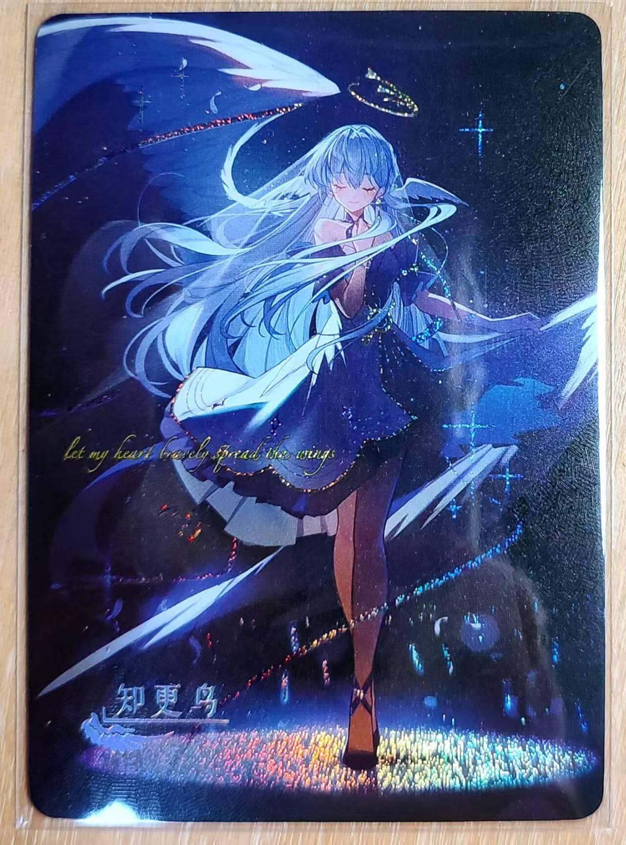 龙虎卡牌第六三场 （无佣金，周六结拍，欢迎送拍） 小圆点彩闪 白花恋诗卡牌 知更鸟