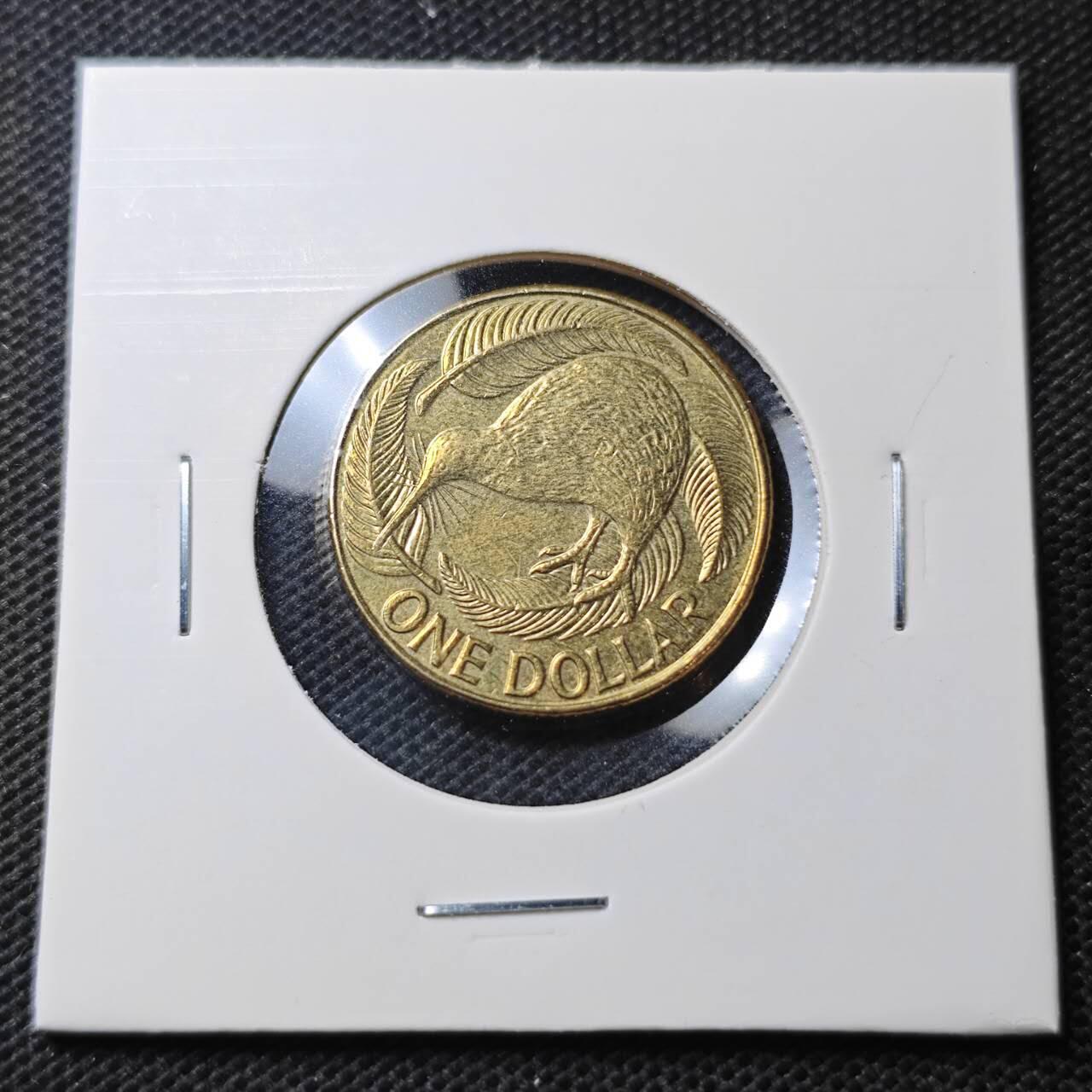 KK钱币收藏小铺  第370场  2月预留时间 周末发货  新西兰1元