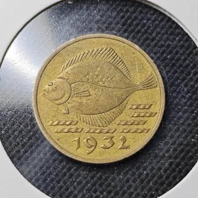 KK钱币收藏小铺  第370场  2月预留时间 周末发货 -  1932但泽5芬尼 少见