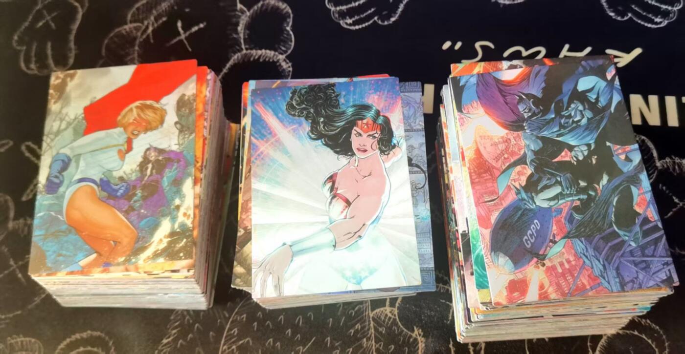 龙虎卡牌第六三场 （无佣金，周六结拍，欢迎送拍） 半粗套卡302张全 大圣卡通  美漫（dc部分）  大全套（稀缺老卡）