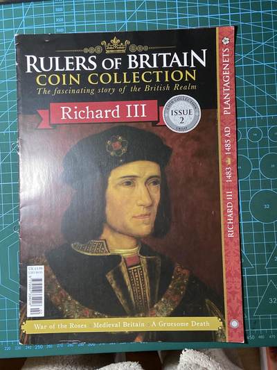 2025年第一百二十九场(总第一百五十五场）外国邮票、散币场(免佣金) - （英国统治者硬币收藏系列）的第2期藏品杂志，查理三世主题