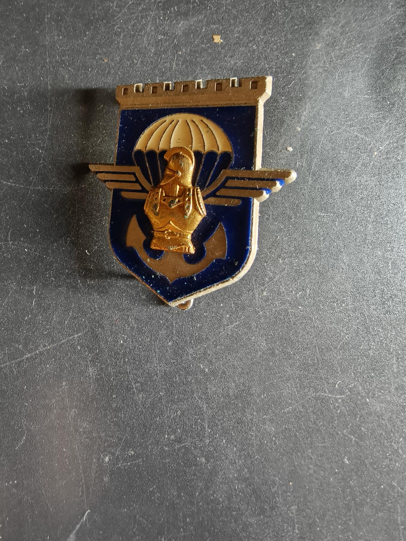 老王徽章第163期 13-15日三场连拍 16日统一发货  13、14日结束后可寄存  法国第17伞降工兵团证章