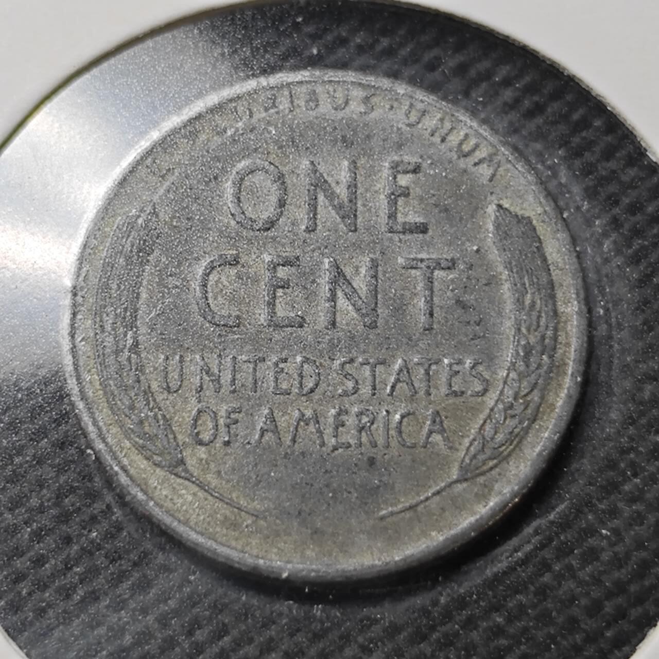 KK钱币收藏小铺  第370场  2月预留时间 周末发货  1943美国麦穗铁1分